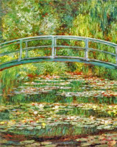 Claude Monet, Le Pont Japonais à Giverny/ Japonský most v Giverny v roce 1896