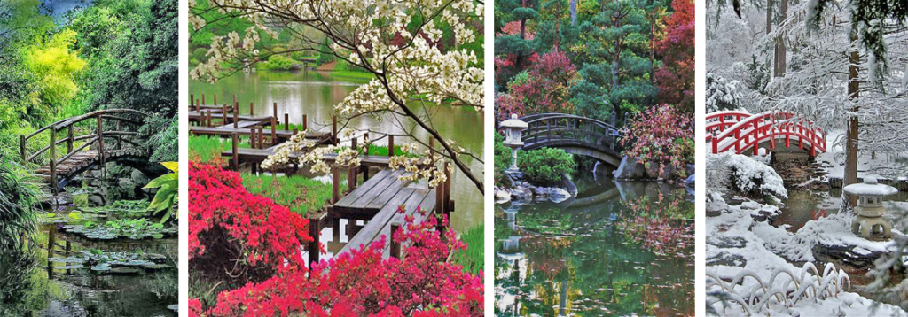 Bridges in the Japanese gardens, source: pinterest.com, wabisabilife.cz